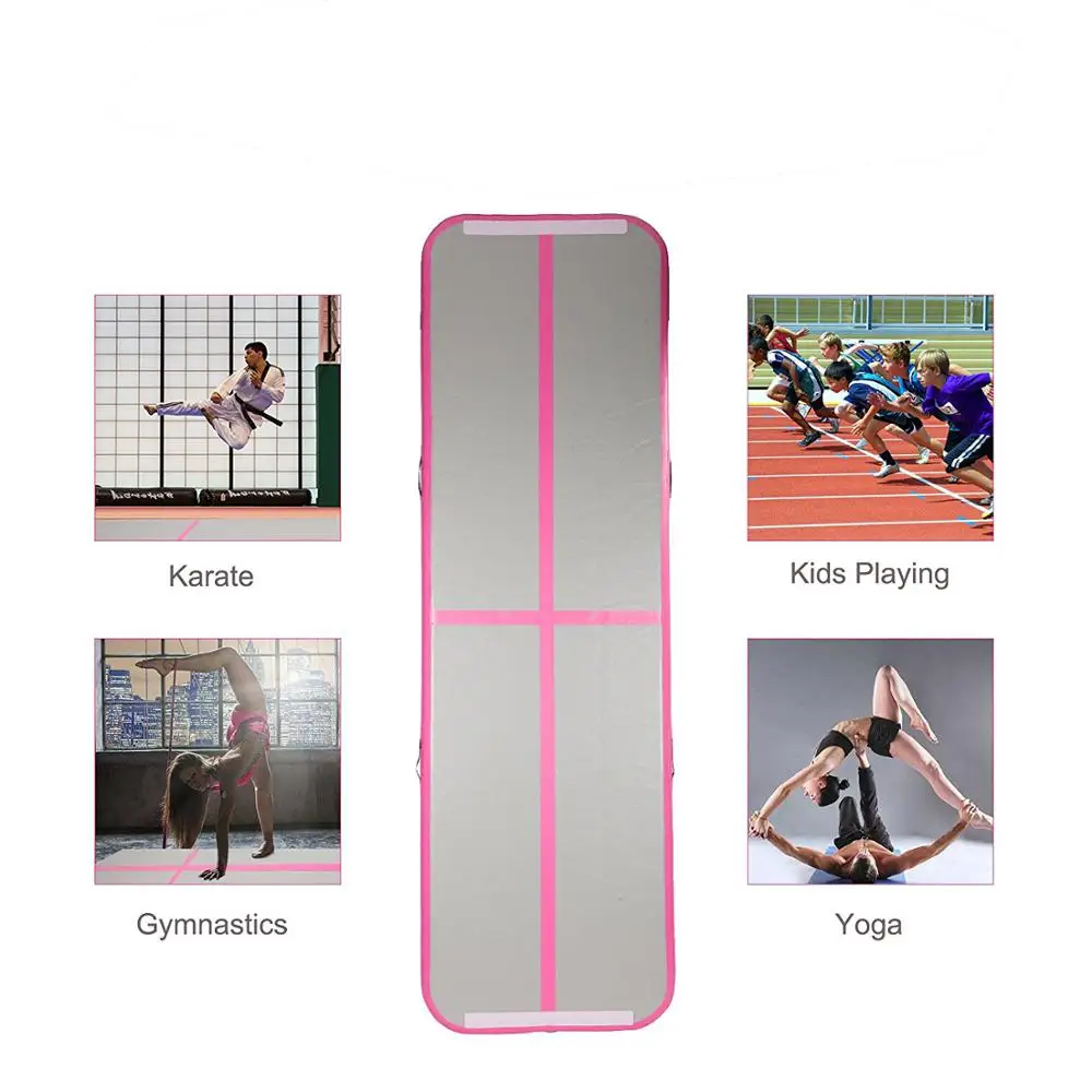 300x100x10 м синяя надувная воздушная дорожка надувной пол открытый гимнастический