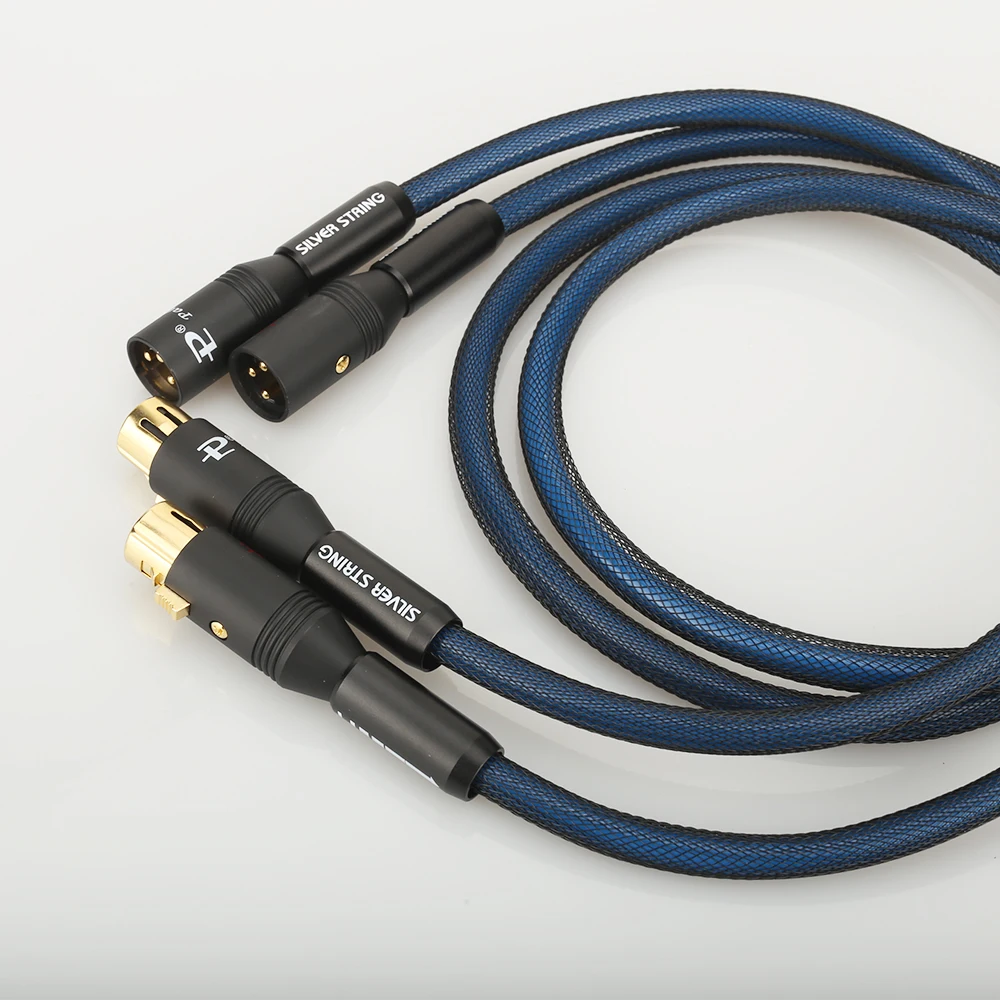 Hifi audio соединительный кабель XLR 5N OFC Hi Fi с серебряным покрытием из чистой меди|audio