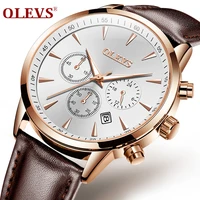 olevs luxury quartz watch men fashion business watches life waterproof sport clock wristwatch montre homme relogio masculion