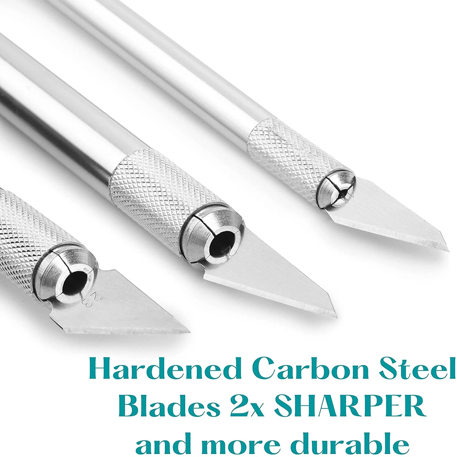 Leather Cutting Tools Exacto Knife Blades 13 Piece Kit Craft Set for Crafting Cutter Hobby Pen Razor Caving Knifes | Дом и сад