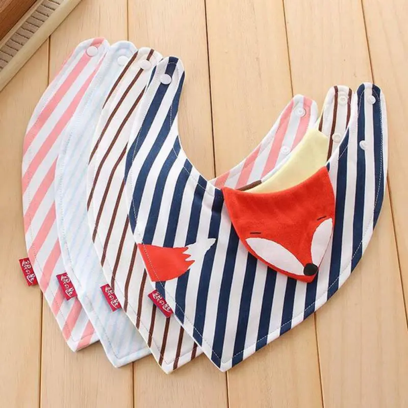 Слюнявчик для новорожденных девочек и мальчиков слюнявчик Одежда с треугольным