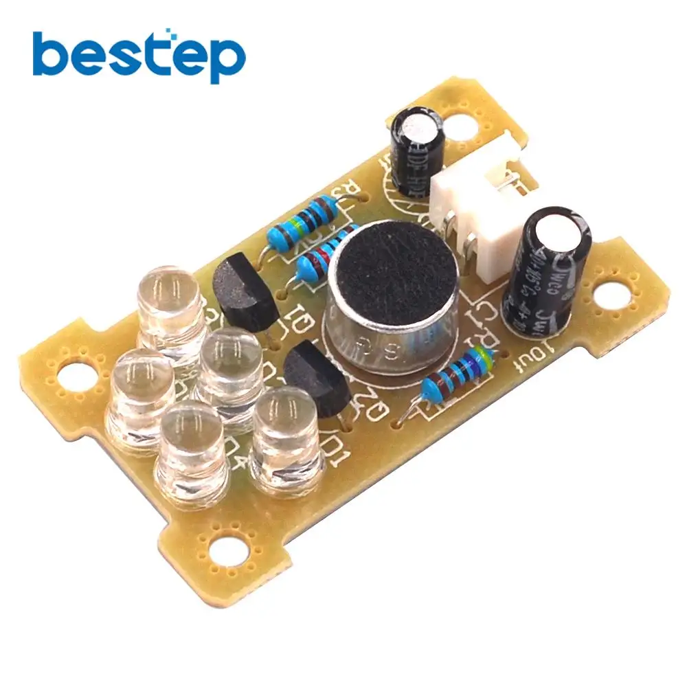 Голосовое управление 5 мм зеленсветодиодный я светодиодная лампа электронный