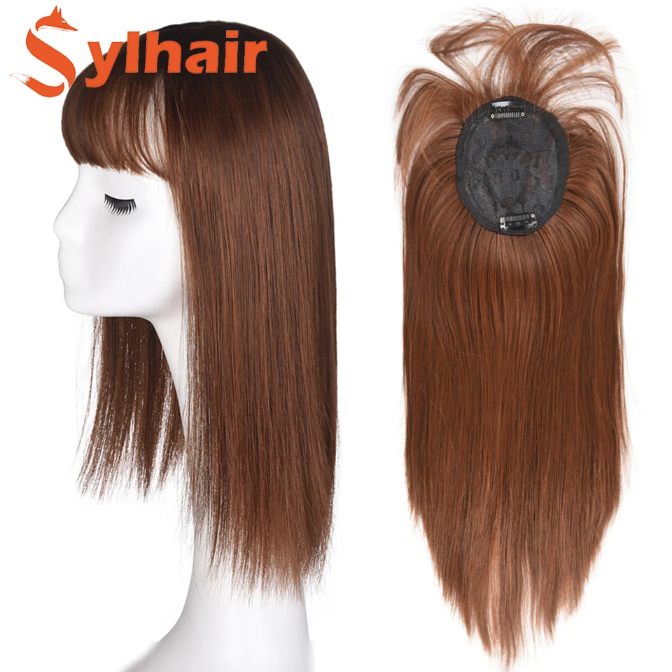 

3D Bangs Invisible Seamless Head Hair Water Ripple Hair Air Bangs Head Overhead Natural Invisible Replacement Cover White Hair