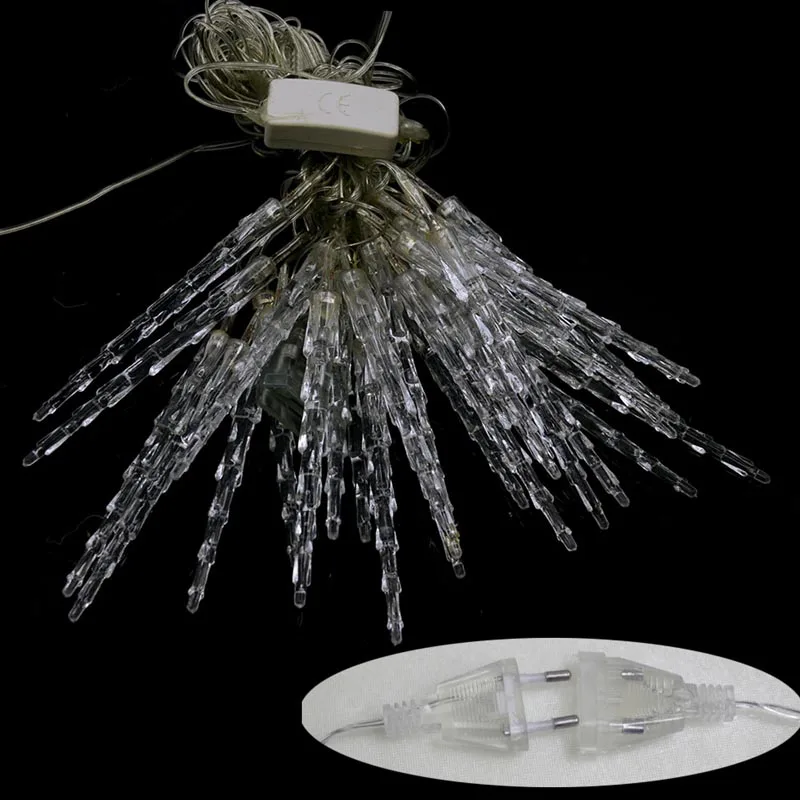 Недавно 5M 28 водостойкий светодиодный RGB сосулька Подвески Строка светильник s для