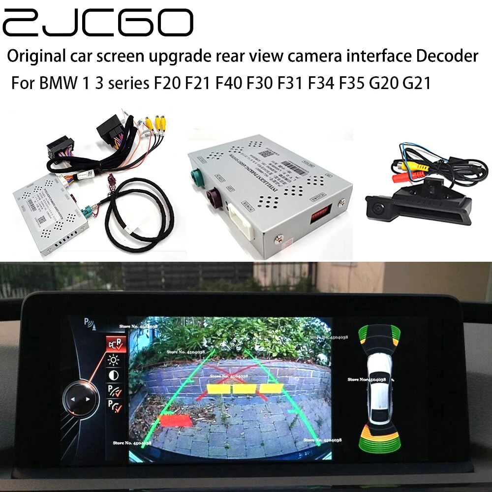 

Car Rear Reverse Bakcup Camera Auto Digital Decoder Box Interface Adapter For BMW 1 3 series F20 F21 F40 F30 F31 F34 F35 G20 G21