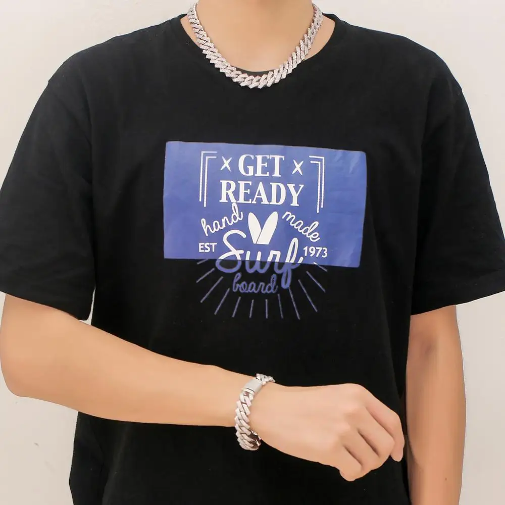 

MATHALLA Personalized 14mm Silver Hiphop Jewelry Iced Out Multi Color Cubic Zircon Miami Cuban Link Chain Bracelet Joyas Homme