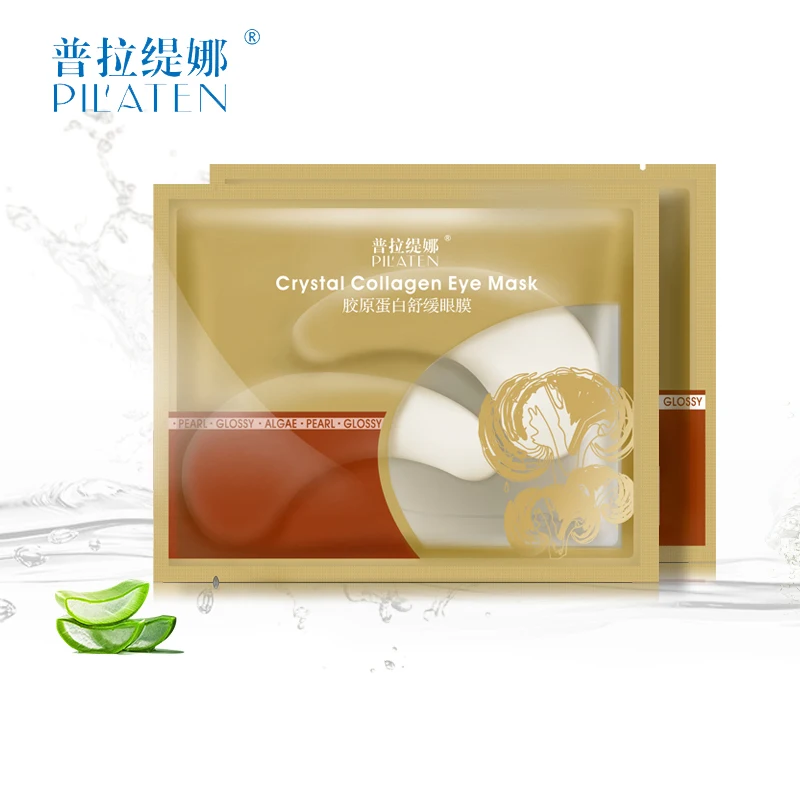 

Pilaten 10pcs=5pair Crystal Collagen Eye Mask Crystal Eyelid Patch Anti Wrinkle Moisture Under Eye Dark Circle Remover Eye Patc