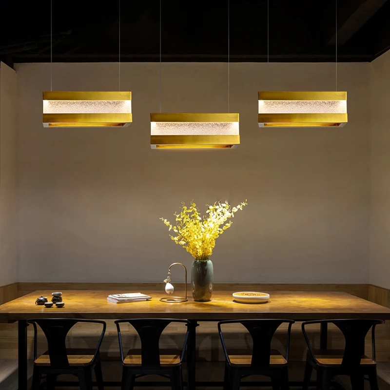 

Подвесные светильники в скандинавском стиле с золотым стеклом, светодиодные Современные минималистичные лампы для столовой, гостиной, рос...