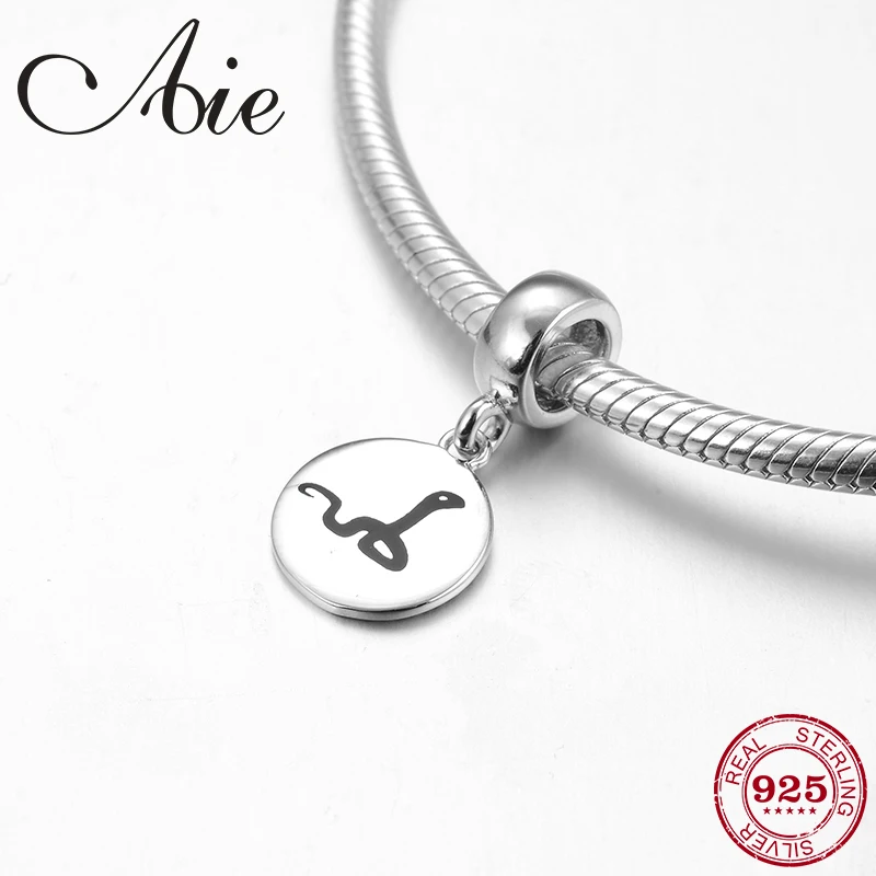 Модные милые бусины-подвески из стерлингового серебра 925 пробы Размер 12 дюймов