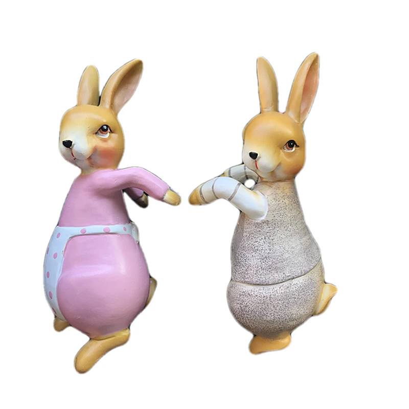 

American cute frog rabbit resin animal creative decoration hanging basket climbing pergola decoration interesting garden art