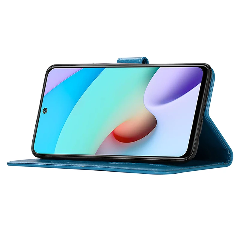 For Xiaomi Redmi 10 Case For Xiaomi Redmi 10 Cover Owl 3D Soft Luxury Flip Leather Wallet Phone Case For Xiaomi Redmi 10 Prime