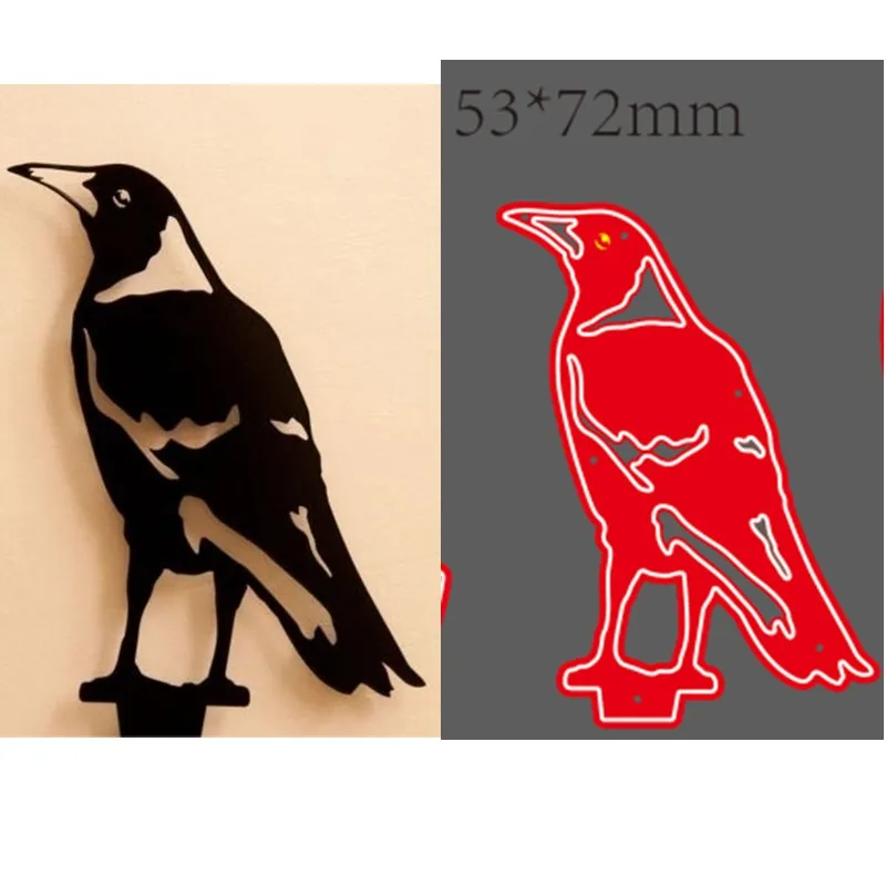 Металлические штампы для вырезания форма животных ворона украшение