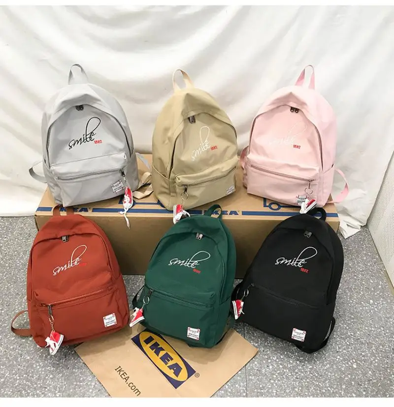 Нейлоновый рюкзак женский водонепроницаемый для лета 2020 сумка на плечо