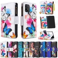 painted cartoons case for samsung galaxy a91 a82 a81 a72 a71 a70 a52 a51 a50 a42 a41 a32 a31 a30 bracket with lanyard card slot