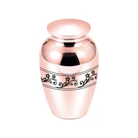 exquisite souvenir urns flowers memorial pethuman cremation urns for loved one ashes hand carved hard alloy memory keepsake