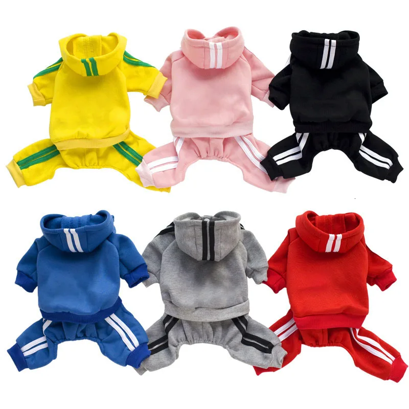 XS-XXL Одежда для собак, теплый комбинезон для собак, пижама для собак, одежда для собак, утепленная куртка для животных с капюшоном, одежда для собак, чихуахуа, Йоркского Мопса
