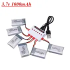 Аккумулятор 3,7 в 1000 мА  ч 102542 Lipo для Syma X5HC X5HW X5UW X5UC RC квадрокоптера, дрона, запасные части