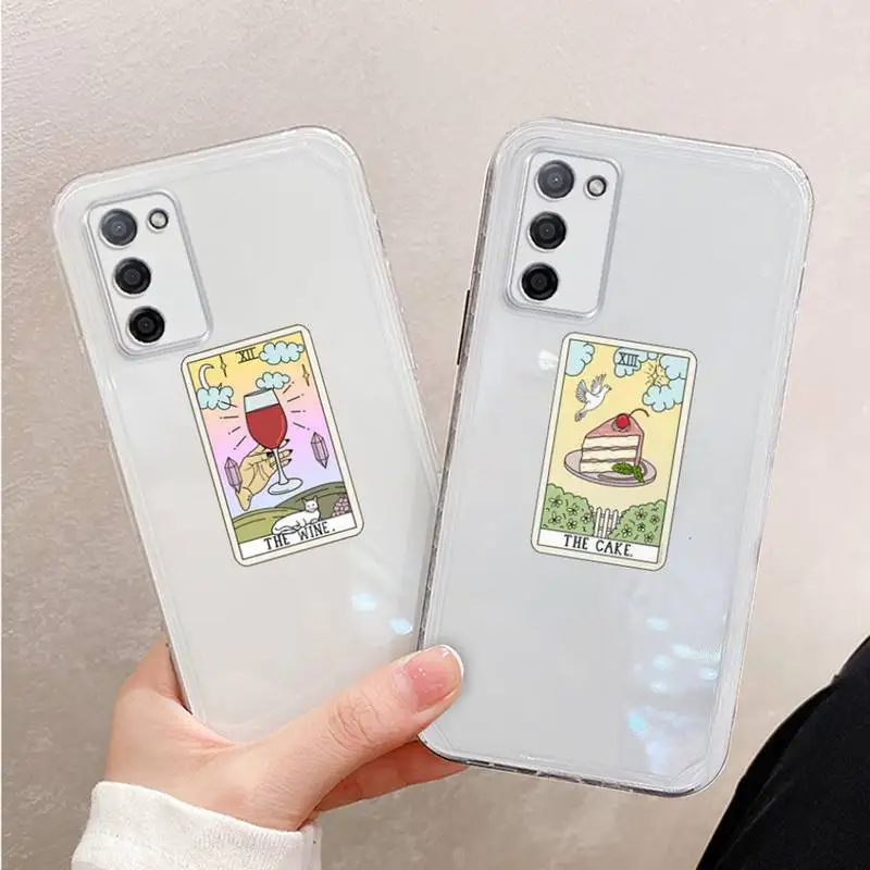 

Aesthetic Art pizza coffee Phone Case Transparent For oppo R17 R15 R11 R9 F11 A32 A39 K7 K5 S X PRO PLUS moible bag