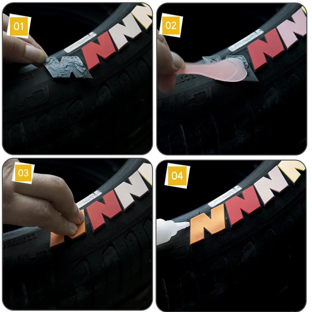 Шины 3D буквы наклейки специальный клей|Принадлежности для шин| |