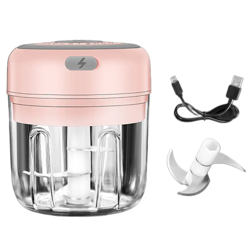 

Electric Garlic Masher Sturdy Mini Crusher Chopper USB Charging For Crushed Garlic Crushed Ginger Crushed Chili