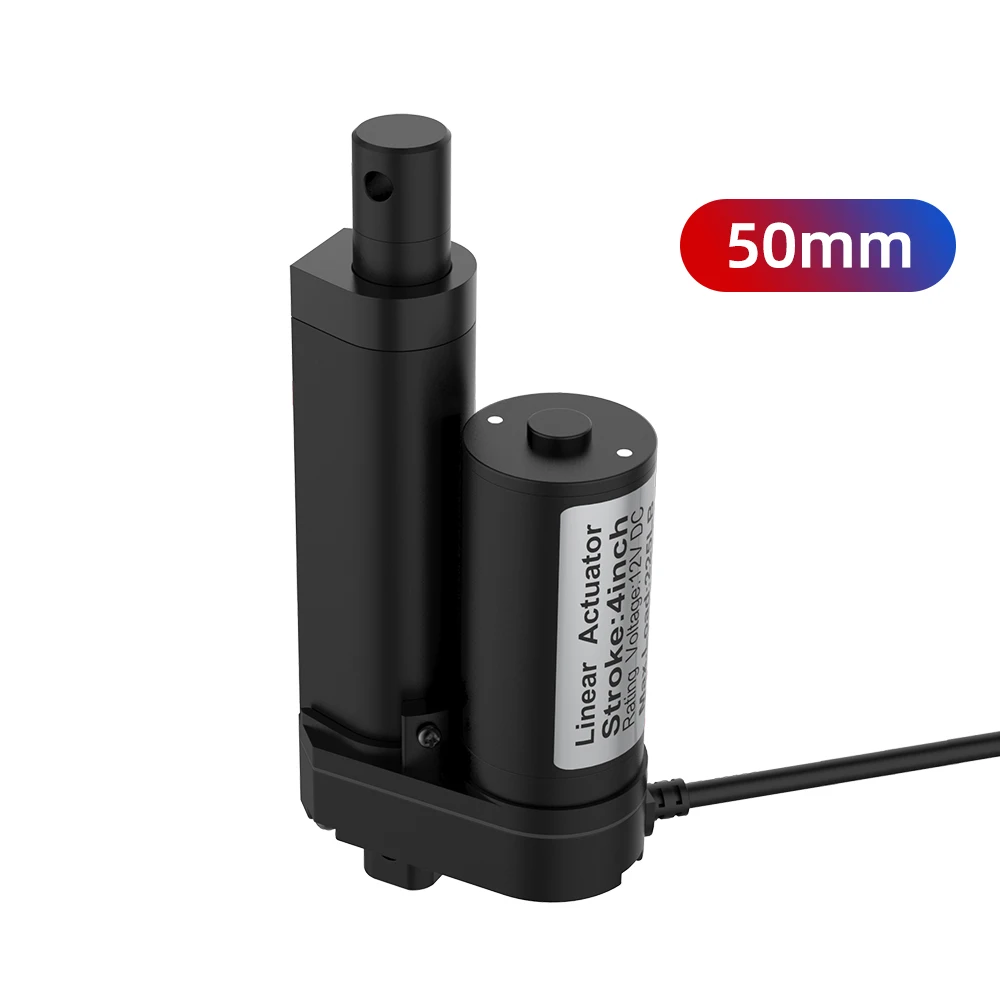 DC Линейный Электрический привод DC12V 50 мм 100 150 200 ход микро замок двигателя 2500N