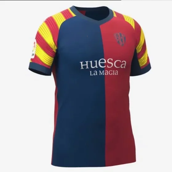 

Weska-camiseta de fútbol de 21 SD, equipación de fútbol casera, equipación de fútbol de 21 SD Huesca, equipación de fútbol con e