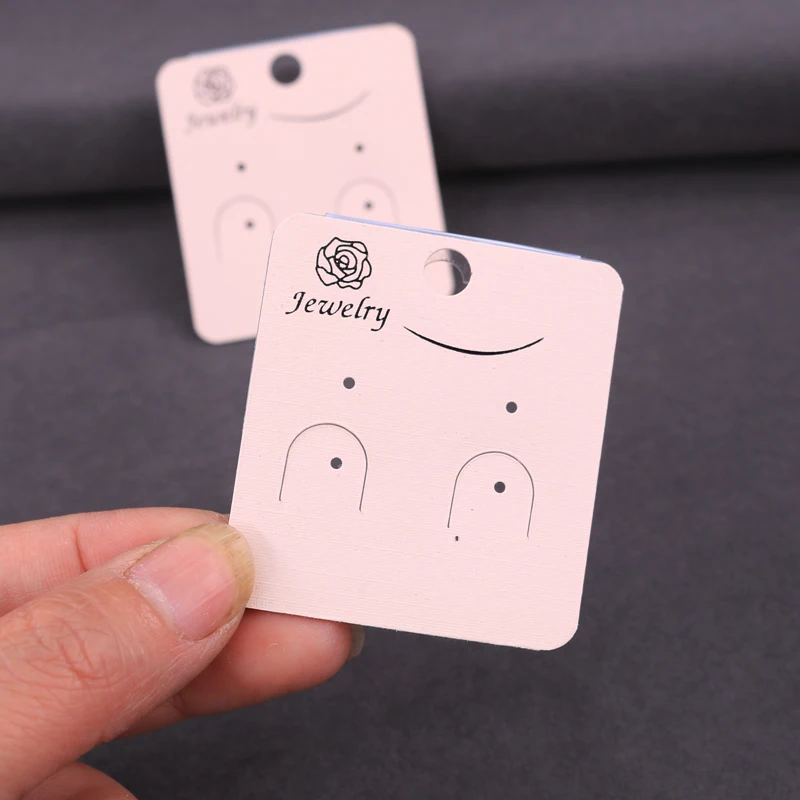 Шампанское серьги ожерелье висячая карта Пользовательский логотип 100 шт ПВХ Роза