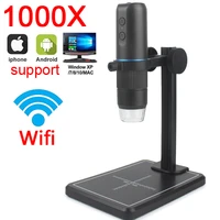 1000x zoom wifi portable hd children professional electronic digital usb microscope 8 led for cell phone pc coin soldering tools