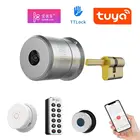 Смарт-пульт дистанционного управления с Bluetooth, цилиндрический замок M520, клавиша с отпечатком пальца, приложение TTLock Tuya (опционально)