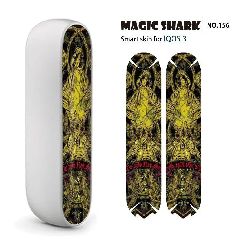 

Deer Dragon Wolf Lion E Cigarette Sticker Case Cover for IQOS 3 3.0