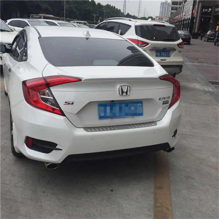 Для HONDA Civic спойлер 2016-2018 civic Высокое качество ABS Материал заднее крыло автомобиля