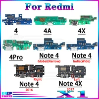 1 pce usb charger port jack dock connector flex cable for redmi note 4 4a 4pro 4x 2016 2017 charging board module