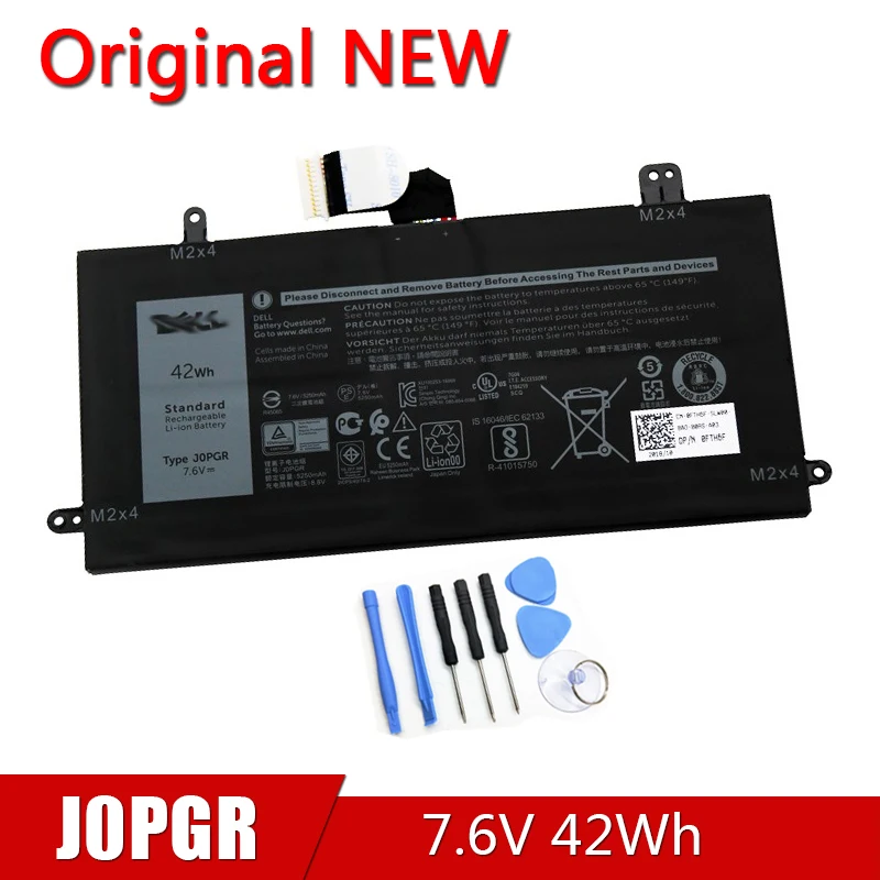 

JOPGR NEW Original J0PGR K5XWW Laptop Battery For Dell Latitude 5285 5290 7.6V 42Wh