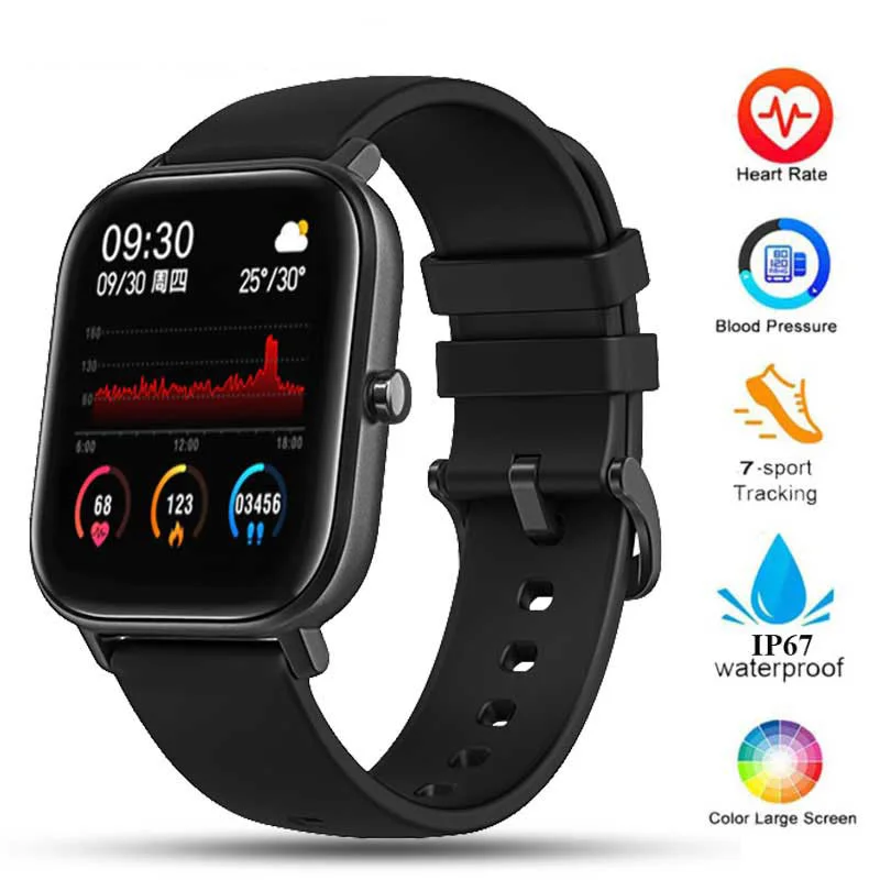 

P8 Fashion Smart Watch Men Women IP67 Waterproof Fitness Tracker Sport Heart Rate Monitor Full Touch Smartwatch For Android IOS