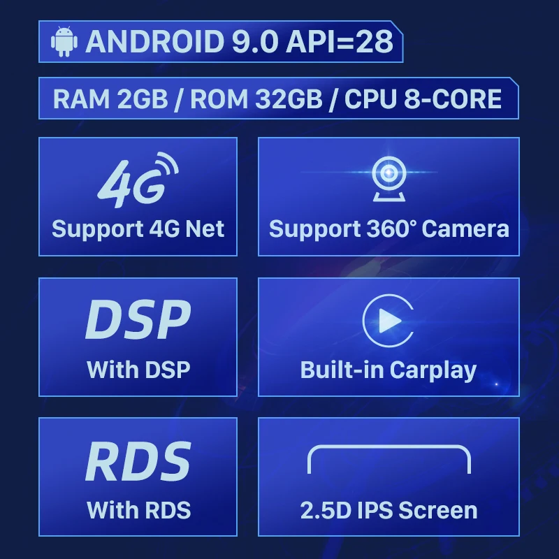 Seicane 9 &quotDSP Android 0 8 ядерный IPS автомобиль радио GPS навигационная система плеер для