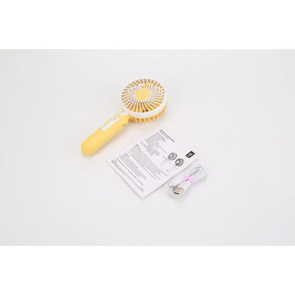 

Портативный ручной мини-вентилятор с Usb, перезаряжаемый встроенный аккумулятор, удобный охлаждающий вентилятор для дома и улицы