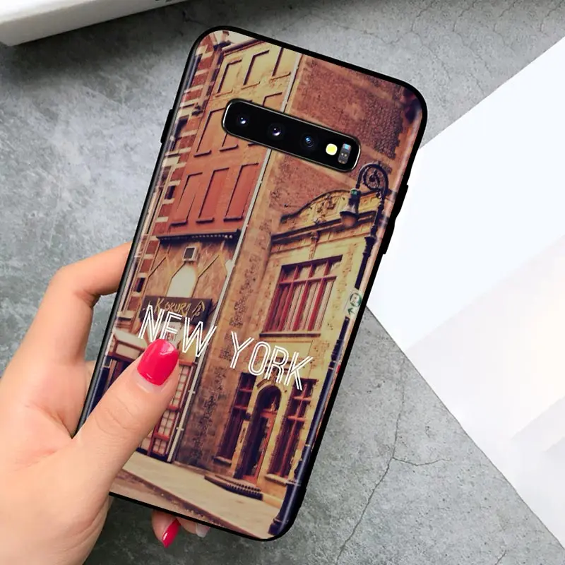 

New York City for Samsung Galaxy S21 Note 20 S20 FE Lite Ultra 10 9 8 Pro S10E S10 5G S9 S8 S7 S6 Plus Phone Case