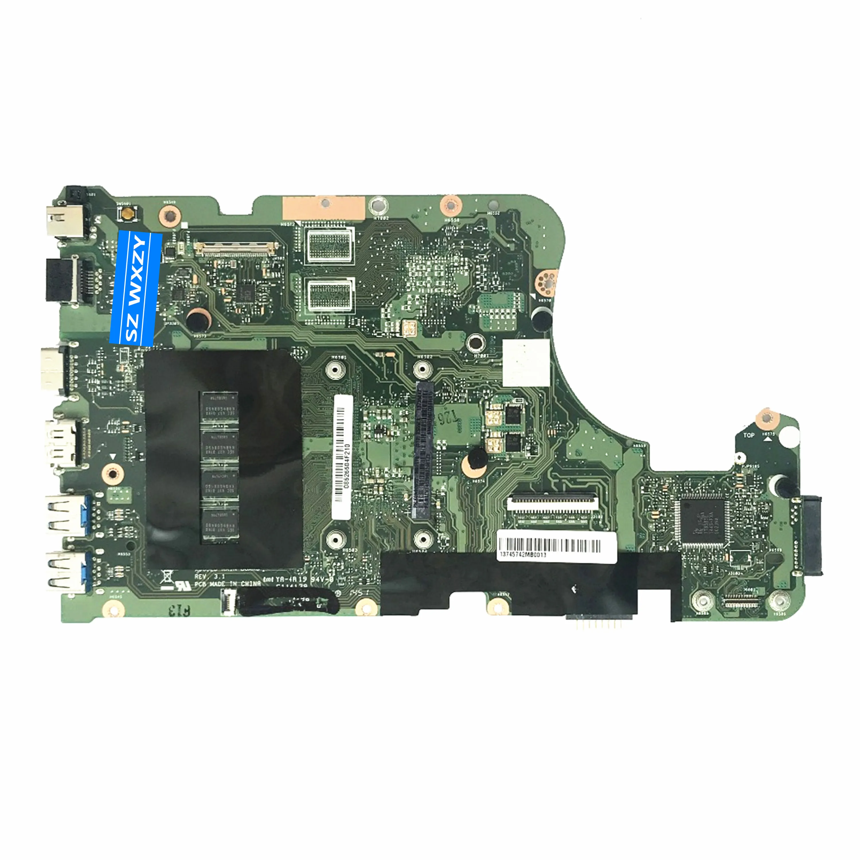 Материнская плата SZWXZY для ноутбука ASUS X555LA процессор X555LD REV: 3 1 i3-4010 ОЗУ 4 Гб Память