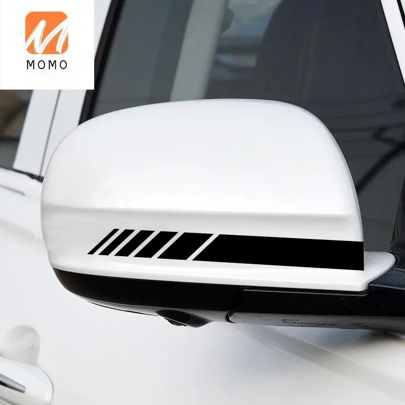 

Car Rearview Mirror Sticker Modification Decal Rainproof Personalized Decorative Stickers Reflector Scratch Cover Sticker