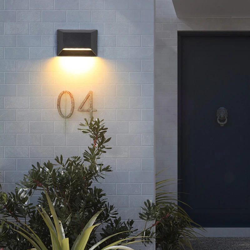 Водонепроницаемые уличные настенные лампы настенный светильник для крыльца