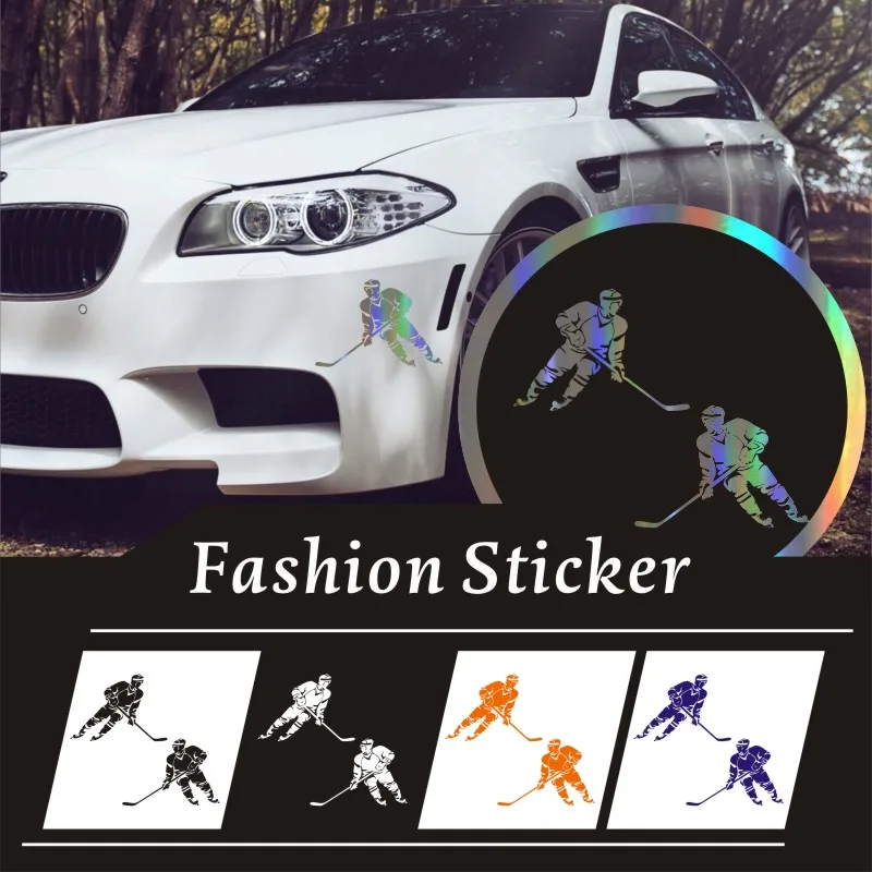 Автомобильная наклейка 12*19 см классный Хоккей водонепроницаемая забавная