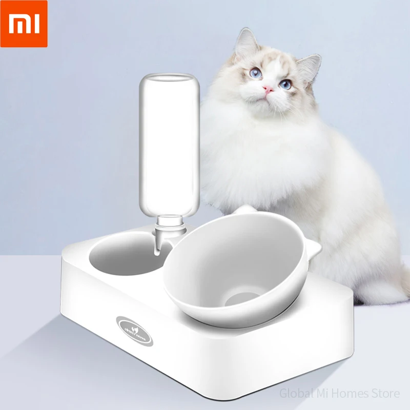 Xiaomi Youpin LUXIANXIN миска для кошки Двойная чаша автоматический сервиз напитков собак