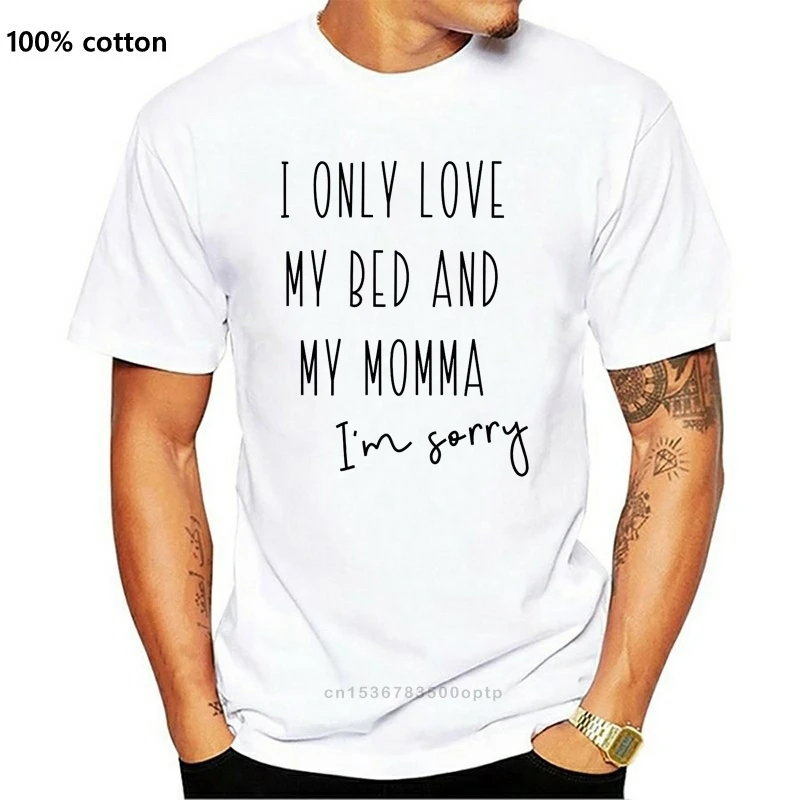 

Новые футболки с надписью «I Love Only My Bed And My Momma», рубашка с Дрейком, футболка в стиле хип-хоп