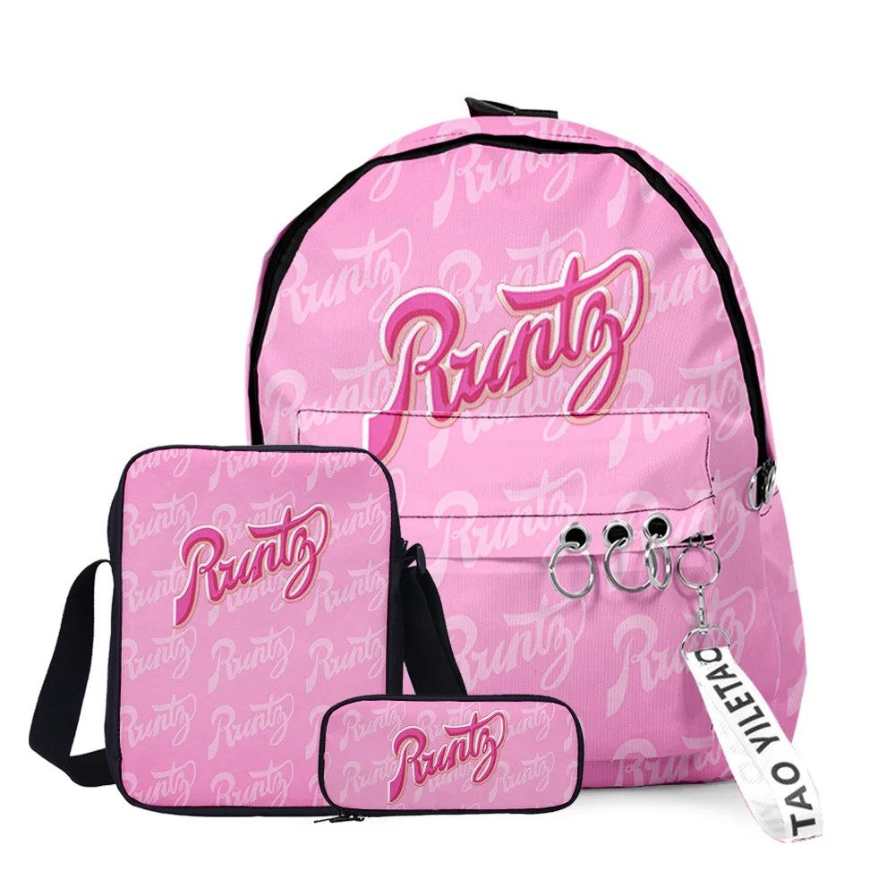 

3 Pieces Set Runty Backpack Bags Boys Girls Oxford Waterproof Outdoor Travel Laptop Bag Teenager Students Schoolbag Backpack