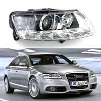 for audi a6l headlight assembly 2009 2011 a6l high configuration led single xenon lamp double xenon lamp daytime running light