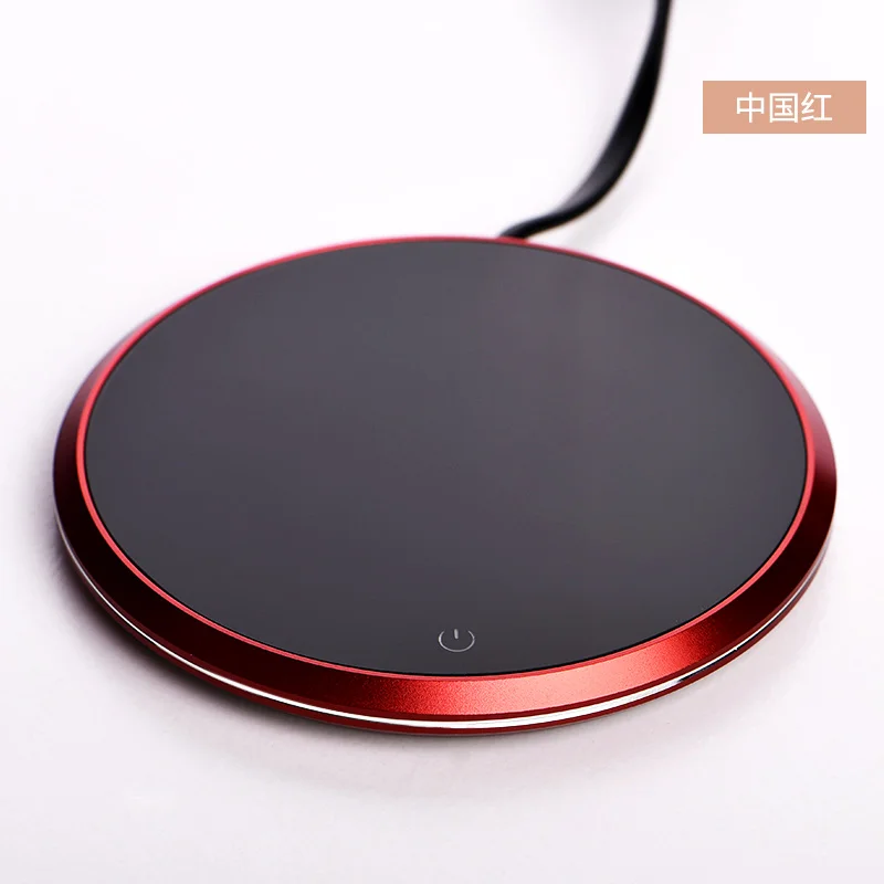 Круглый Электрический коврик металлический термостатический стол с подогревом