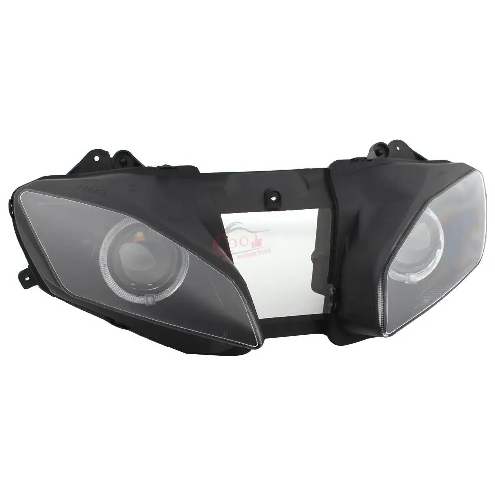 Модифицированная фара проектора для мотоцикла Красный Глаз Дьявола белый глаз