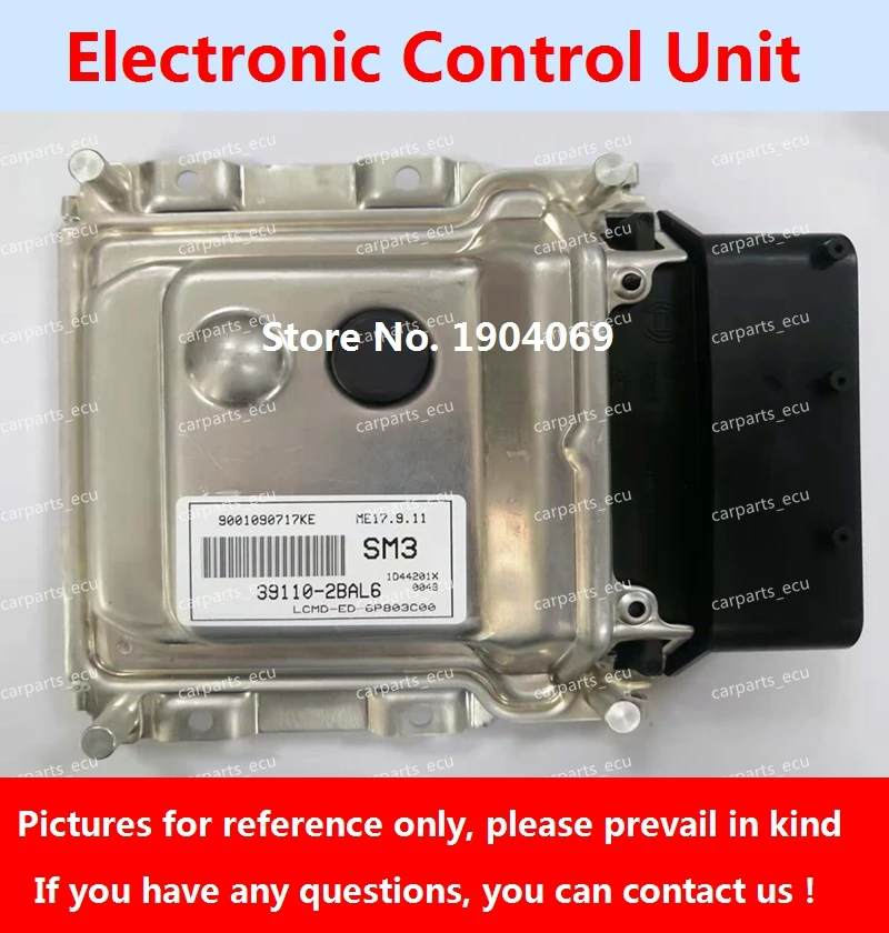 For Hyundai Kia Car engine computer board/ME17.9.11 ECU/Electronic Control Unit/39110-2BAL6 SM3/39133-2B421 477/39117-2B240