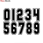 Виниловая наклейка Three Ratels FD17 С Вырезанным номером для автомобиля, мотоцикла, грузовика, Mercedes Benz