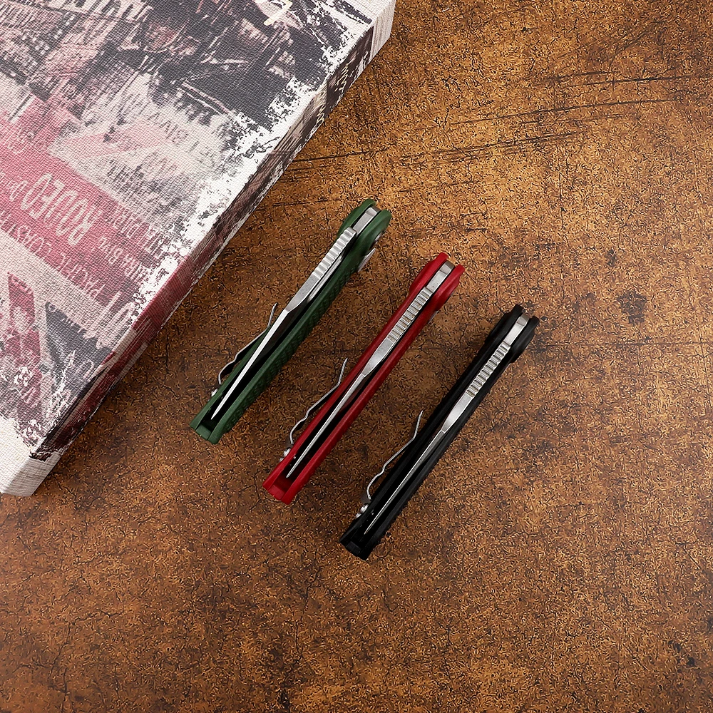 Складной нож GUO с микро технологией DOC (контакт смерти) m390 лезвие для охоты на